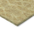 10' X 14' Gold Taupe And Beige Geometric Washable Indoor Outdoor Area Rug