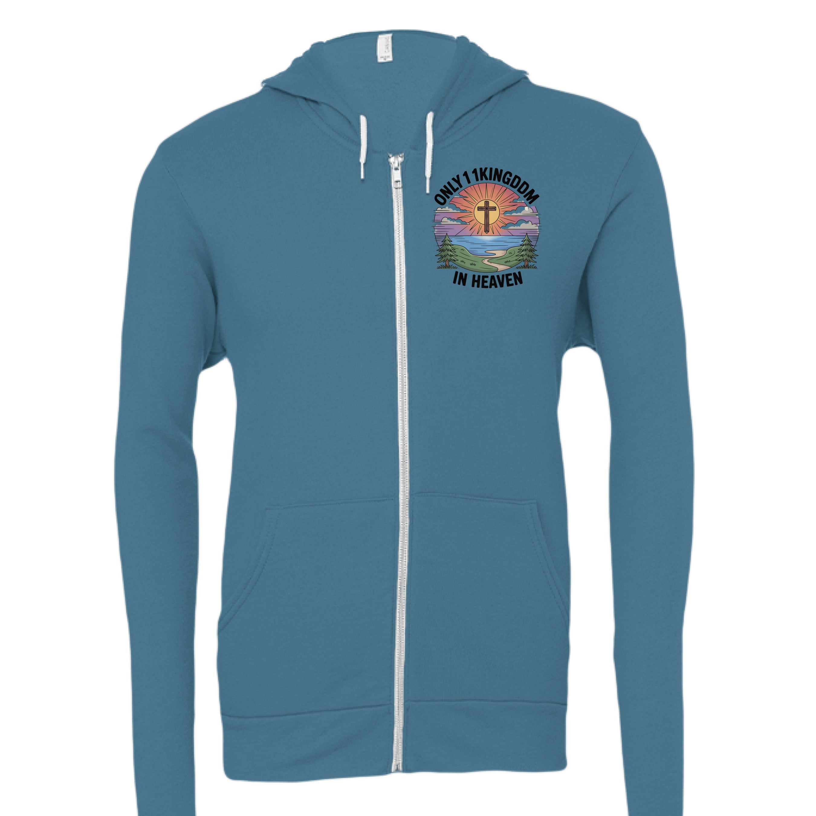 Heather Deep Teal - FRONT