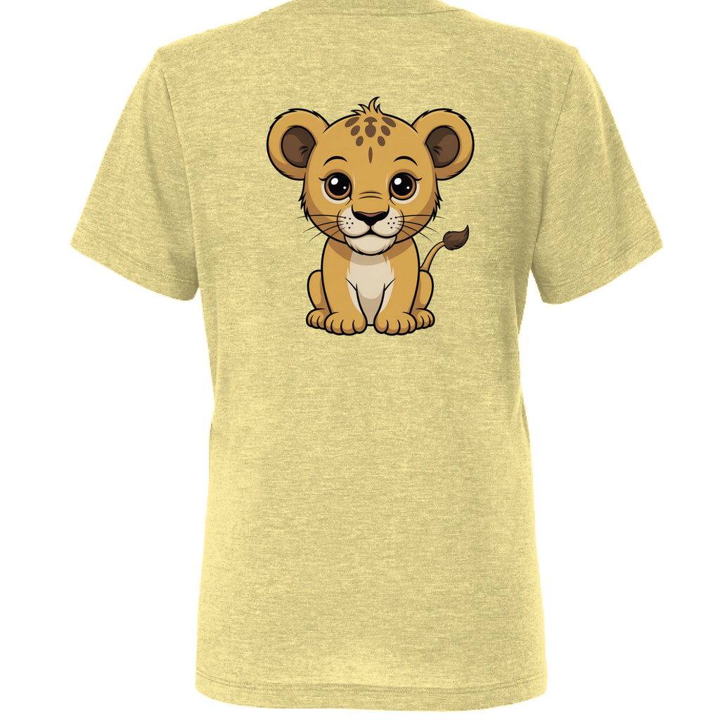 Pale Yellow Triblend - BACK