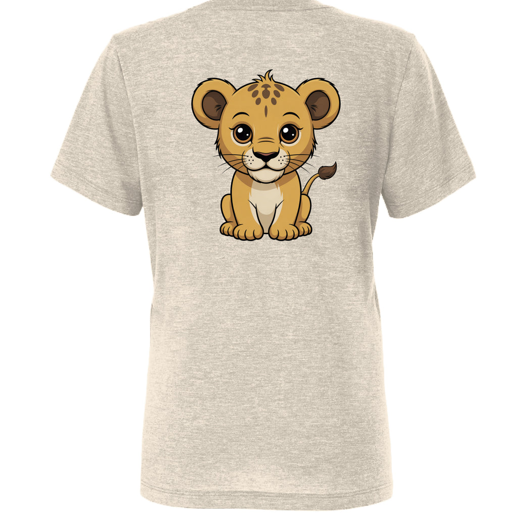 Solid Natural Triblend - BACK