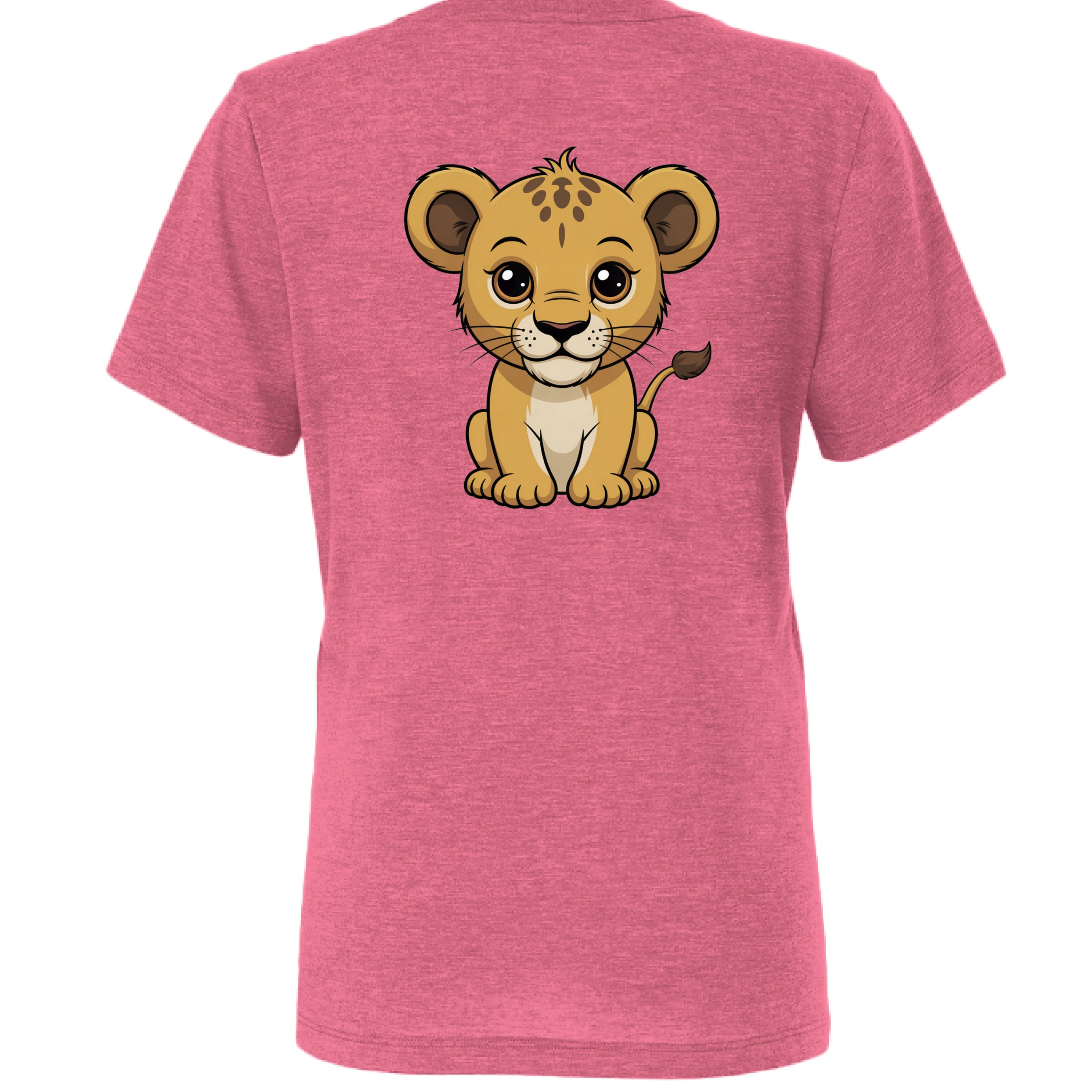 Char Pink Triblend - BACK