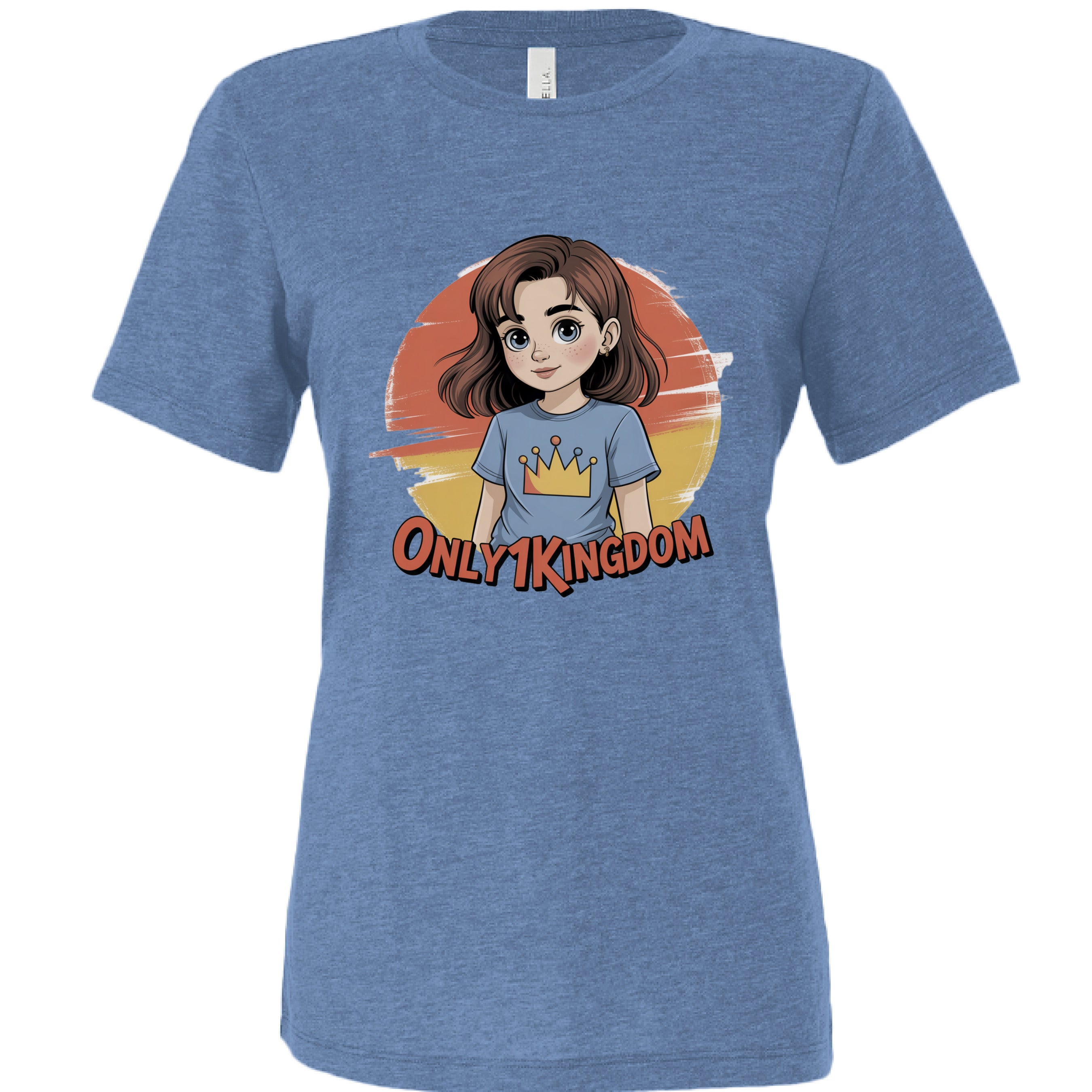 Blue Triblend - FRONT