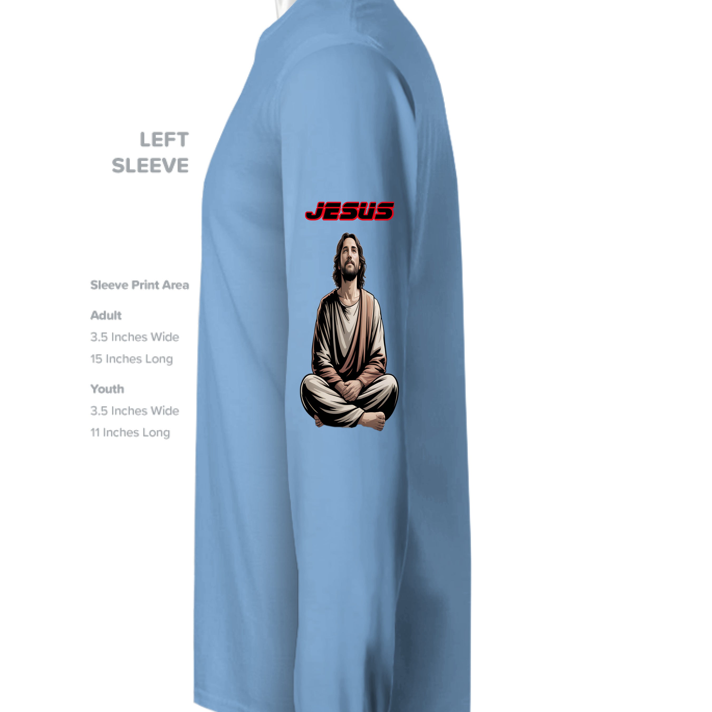 CAROLINA BLUE - SLEEVE_LEFT