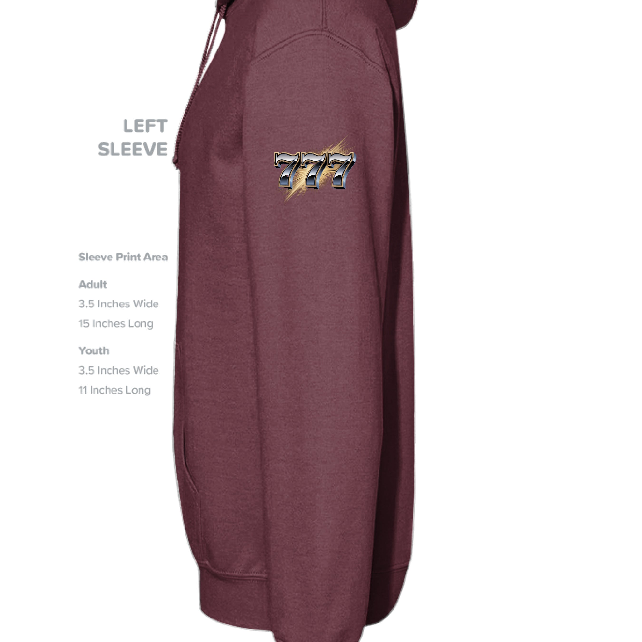 Team Dark Maroon - SLEEVE_LEFT