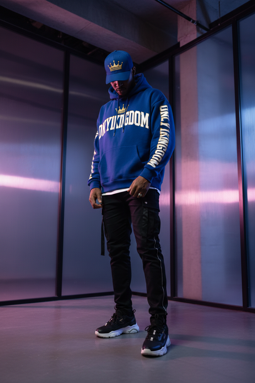 ONLY1KINGDOM streetwear model