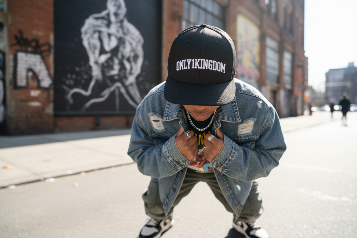 wearing my only1kingdom hat